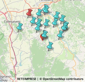 Mappa Via l'Aia, 56035 Casciana Terme Lari PI, Italia (6.846)