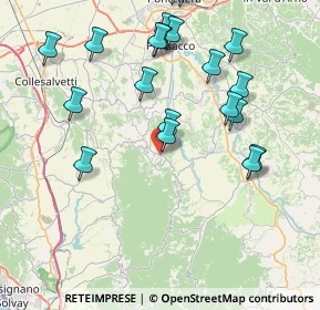 Mappa Via l'Aia, 56035 Casciana Terme Lari PI, Italia (9.162)