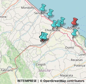 Mappa Via Raffaello Sanzio, 60035 Jesi AN, Italia (13.15417)