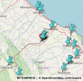 Mappa Via Raffaello Sanzio, 60035 Jesi AN, Italia (19.0825)