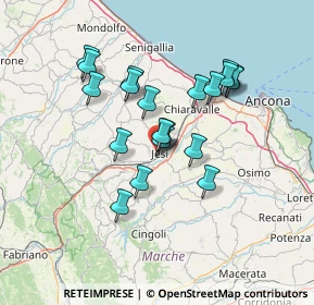 Mappa Via Raffaello Sanzio, 60035 Jesi AN, Italia (12.244)