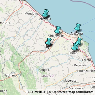Mappa Via Carlo Rosselli, 60035 Jesi AN, Italia (15.2225)
