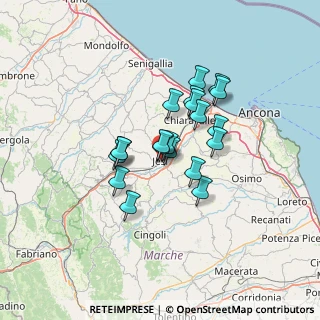 Mappa Via delle Conce, 60035 Jesi AN, Italia (10.025)