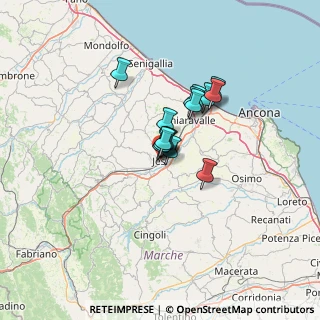 Mappa Via delle Conce, 60035 Jesi AN, Italia (7.80933)