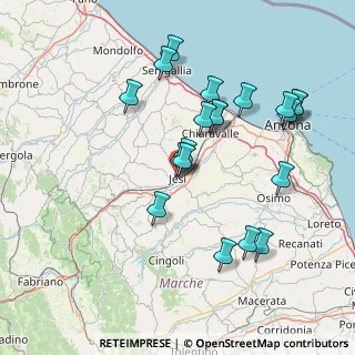 Mappa Via delle Conce, 60035 Jesi AN, Italia (15.666)
