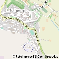 Kaart Camerano