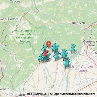 Mappa Via Redona, 33090 Tramonti di sotto PN, Italia (10.96929)