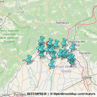 Mappa Via Pradis di Sotto, 33090 Clauzetto PN, Italia (10.61579)