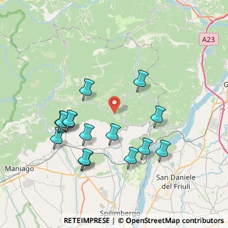 Mappa Via Pradis di Sotto, 33090 Clauzetto PN, Italia (7.78267)