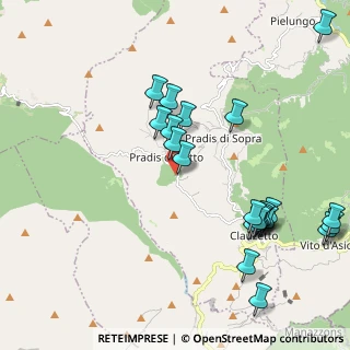 Mappa Via Pradis di Sotto, 33090 Clauzetto PN, Italia (2.33182)