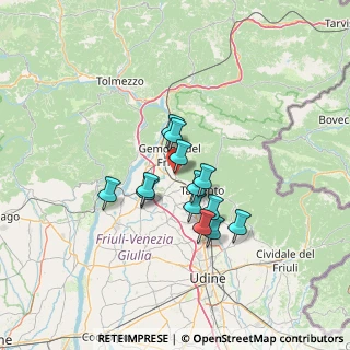 Mappa SP20, 33011 Artegna UD, Italia (9.68154)