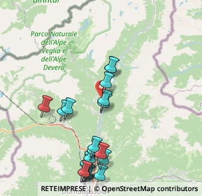 Mappa Località Verampio, 28862 Crodo VB, Italia (8.783)