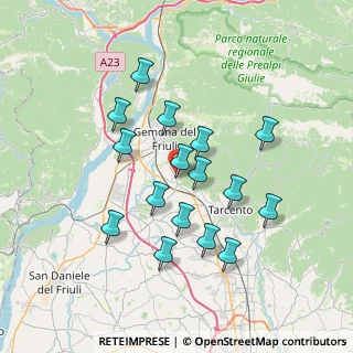 Mappa Via Montenars, 33011 Artegna UD, Italia (6.41563)