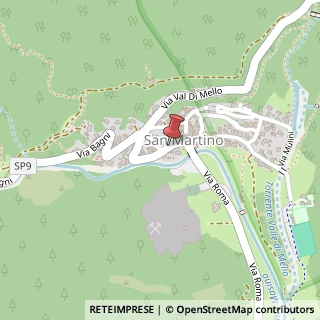 Mappa Via Bagni, 16, 23010 Val Masino, Sondrio (Lombardia)