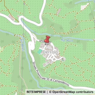 Mappa Via Pian, 11, 38010 Dercolo TN, Italia, 38010 Campodenno, Trento (Trentino-Alto Adige)