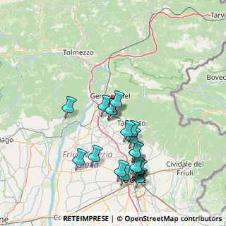 Mappa Via delle Chiese, 33011 Artegna UD, Italia (14.908)