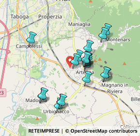 Mappa Via S. Leonardo, 33011 Artegna UD, Italia (1.5435)