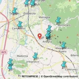 Mappa Via San Leonardo, 33011 Artegna UD, Italia (2.86688)