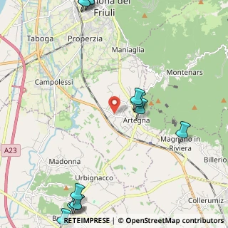 Mappa Via San Leonardo, 33011 Artegna UD, Italia (3.13)