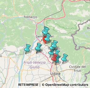 Mappa Via S. Leonardo, 33011 Artegna UD, Italia (9.72615)