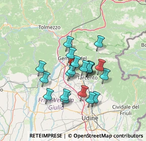 Mappa Via S. Leonardo, 33011 Artegna UD, Italia (10.428)