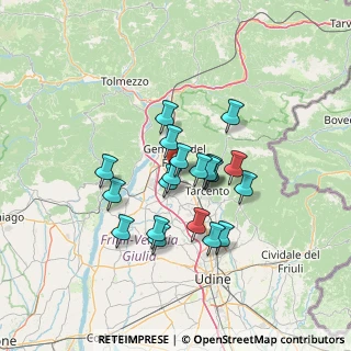 Mappa Via San Leonardo, 33011 Artegna UD, Italia (10.428)