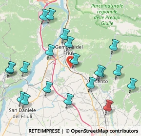 Mappa Via S. Leonardo, 33011 Artegna UD, Italia (9.287)