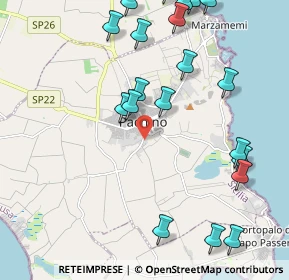 Mappa Via Maucini, 96018 Pachino SR, Italia (2.931)