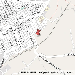 Mappa Via Giovanni Lanza, 96018 Pachino SR, Italia, 96018 Pachino, Siracusa (Sicilia)