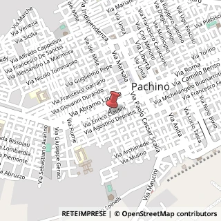 Mappa Via Enrico Cialdini, 76, 96018 Pachino, Siracusa (Sicilia)
