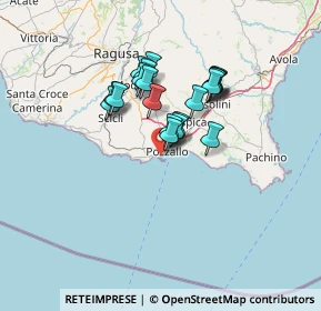Mappa Via Pozzallo, 97016 Marina di Ragusa RG, Italia (11.4615)