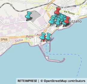 Mappa Via Pozzallo, 97016 Marina di Ragusa RG, Italia (1.1225)