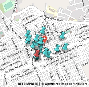 Mappa Via Ciro Menotti, 96018 Pachino SR, Italia (0.1845)