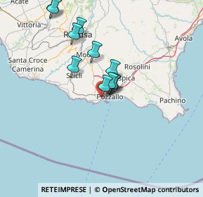 Mappa Stradale Pozzallo - Sampieri, 97016 Pozzallo RG, Italia (13.62636)