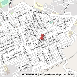 Mappa Via XXV Luglio, 25, 96018 Pachino, Siracusa (Sicilia)