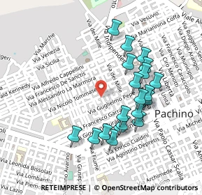 Mappa Via Giuseppe Mazzini, 96018 Pachino SR, Italia (0.2495)