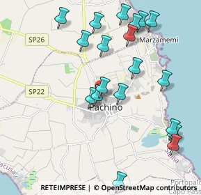Mappa Via Pietro Micca, 96018 Pachino SR, Italia (2.611)