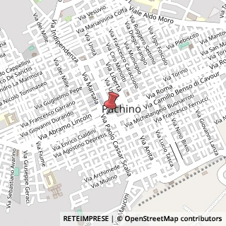 Mappa Corso Giuseppe Garibaldi, 138, 96018 Pachino, Siracusa (Sicilia)