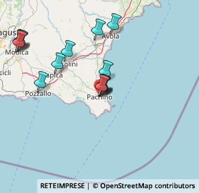 Mappa Via Lincoln Abramo, 96018 Pachino SR, Italia (17.01571)