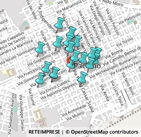Mappa Via Lincoln Abramo, 96018 Pachino SR, Italia (0.17)
