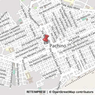 Mappa Via Durando, 30, 96018 Pachino, Siracusa (Sicilia)
