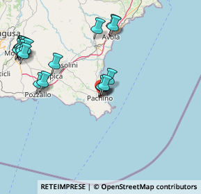 Mappa Via Francesco Caruso, 96018 Pachino SR, Italia (22.3775)