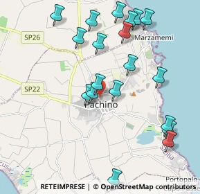 Mappa Via Municipio, 96018 Pachino SR, Italia (2.6035)