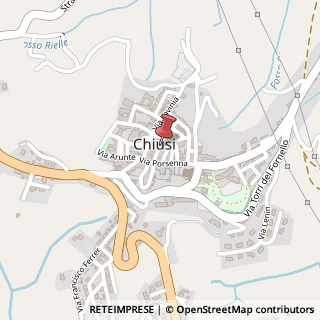 Mappa Via Bonci, 28, 53043 Chiusi, Siena (Toscana)