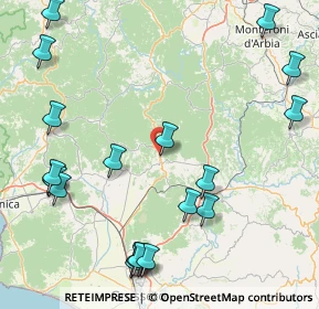 Mappa SP157, 58036 Roccastrada GR, Italia (22.743)