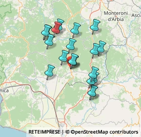 Mappa SP157, 58036 Roccastrada GR, Italia (12.31737)