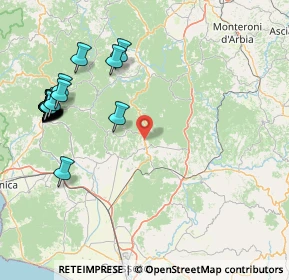 Mappa SP157, 58036 Roccastrada GR, Italia (21.0895)