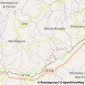 Mappa Monte Rinaldo