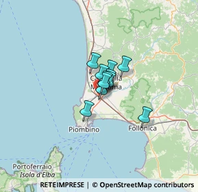 Mappa Via Comunità Europea, 57021 Campiglia Marittima LI, Italia (5.59182)