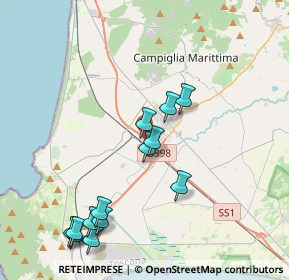 Mappa Via Comunità Europea, 57021 Campiglia Marittima LI, Italia (4.43)